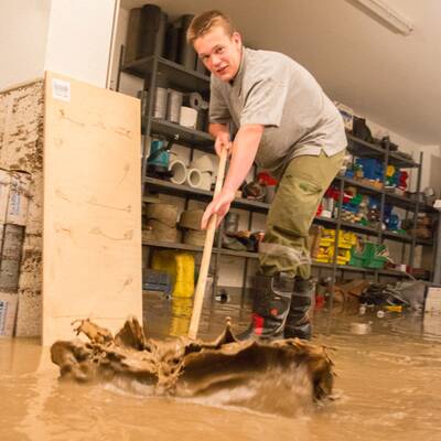 Unwetter in Wallern an der Trattnach 
