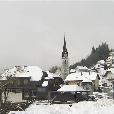 Schnee in Österreich