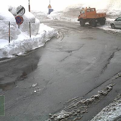 Schnee in Österreich