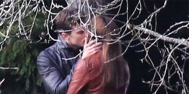 Set von "Fifty Shades of Grey" Jamie Dornan und Dakota Johnson