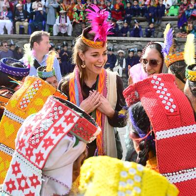 Ankunft des Herzogenpaars