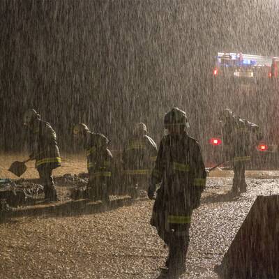 Unwetter in Wallern an der Trattnach 