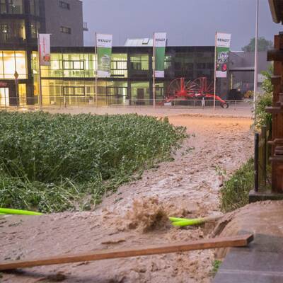 Unwetter in Wallern an der Trattnach 