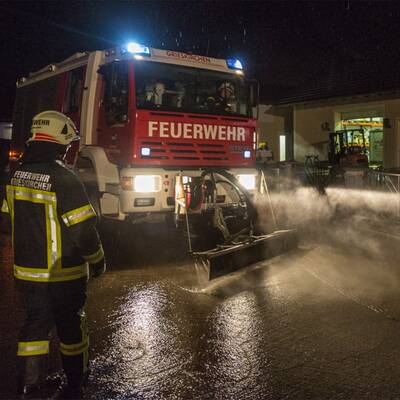 Unwetter in Wallern an der Trattnach 