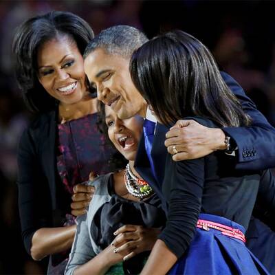 Barack Obama und Bruce Springsteen in Madison / Wisconsin 