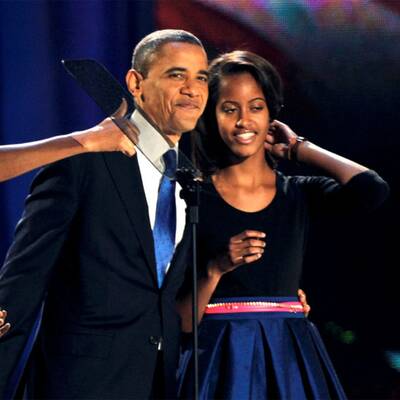 Obama feiert seinen Sieg in Chicago 