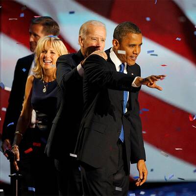 Obama feiert seinen Sieg in Chicago 