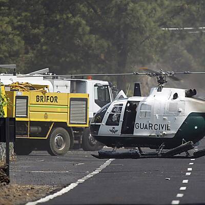 Verzweifelter Kampf gegen die Flammen