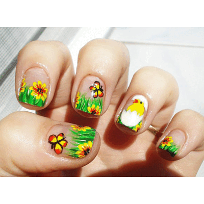 Osterliche Nailart