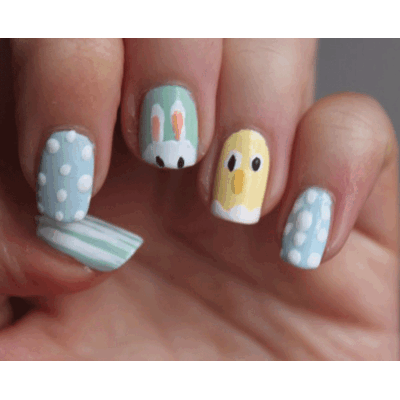 Osterliche Nailart