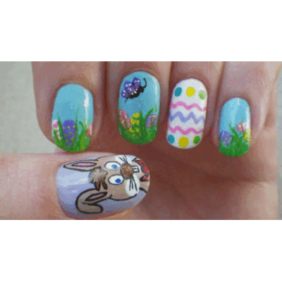 Osterliche Nailart