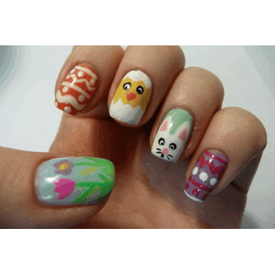 Osterliche Nailart