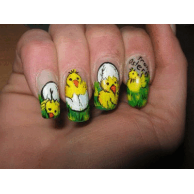 Osterliche Nailart