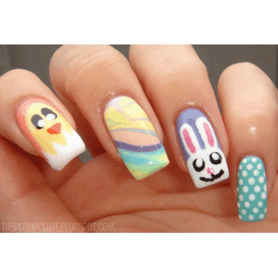 Osterliche Nailart