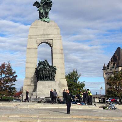 Mehrere Schüsse im kanadischen Parlament