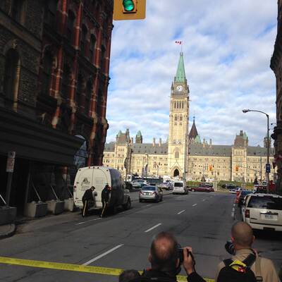 Mehrere Schüsse im kanadischen Parlament