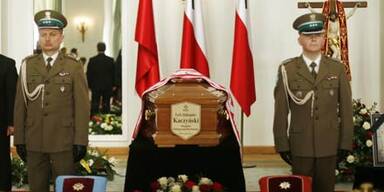 Kaczynski: Trauerfeier trotz Aschewolke