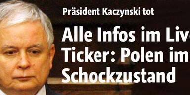 Präsident tot: Polen im Schockzustand