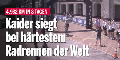 Kaider siegt bei härtestem Radrennen der Welt