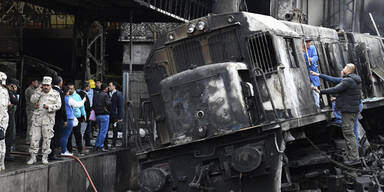 Viele Tote bei Feuer am Hauptbahnhof von Kairo