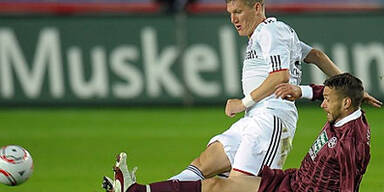 Kaiserslautern schlägt die Bayern 2:0