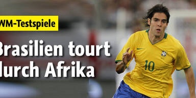 Brasilien tourt durch Afrika