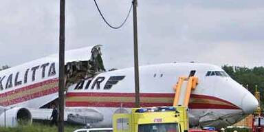 Frachtflugzeug beim Start in Brüssel verunglückt