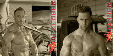 Brandgefährlich! Unsere Feuerwehrmänner als Kalender