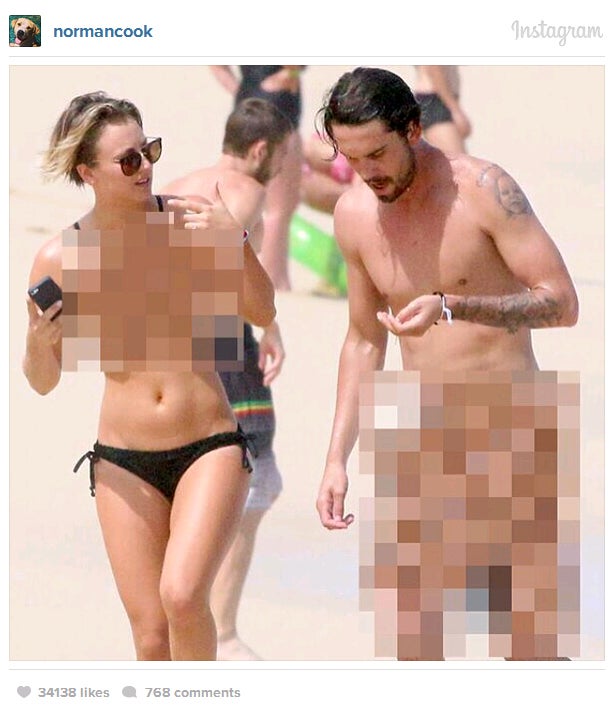 Cuoco: Witz über Nacktskandal