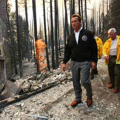 Feuersbrunst in Kalifornien