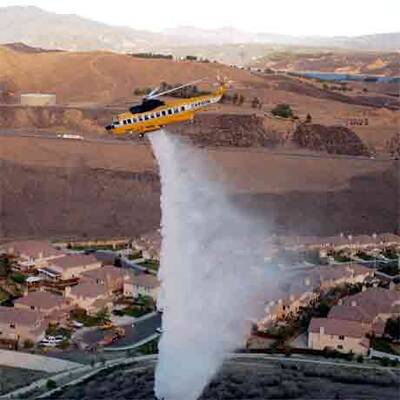 Feuersbrunst in Kalifornien