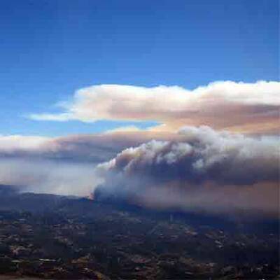 Feuersbrunst in Kalifornien