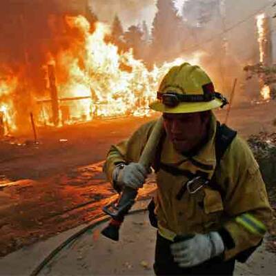 Feuersbrunst in Kalifornien