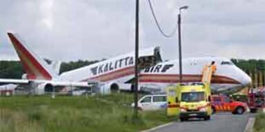 Frachtflugzeug beim Start in Brüssel verunglückt