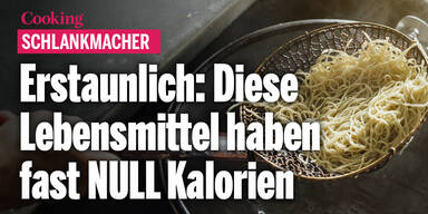 Erstaunlich: Diese Lebensmittel haben fast NULL Kalorien