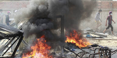 Blutige Proteste in Kambodscha