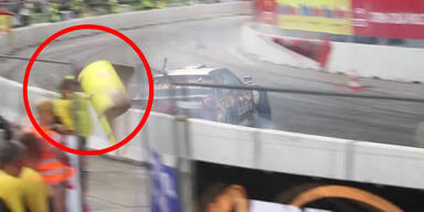 Drift: Kameramann hat Gl&uuml;ck im Ungl&uuml;ck