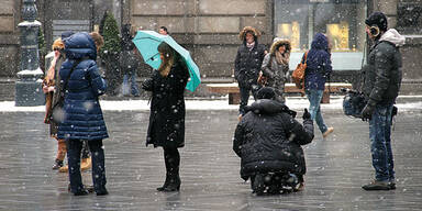 Natascha dreht Doku für ORF in Wien 