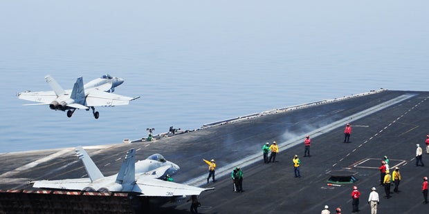 USA werfen Bomben auf den Irak