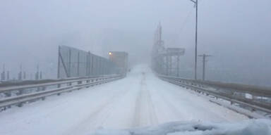 Erster Schneesturm in Kanada