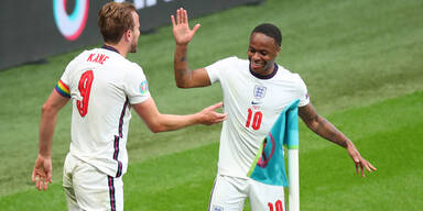 Harry Kane und Raheem Sterling