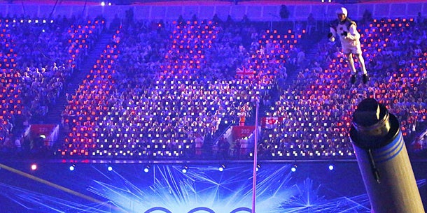 Bombast-Show zum Olympia-Abschluss