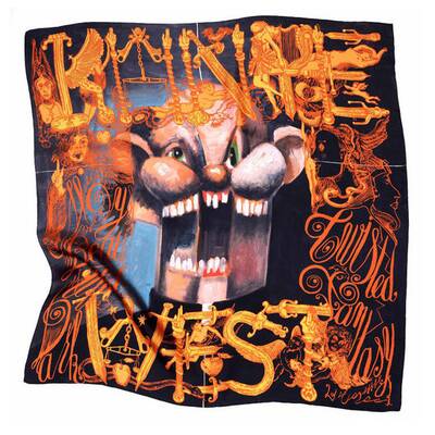 Kanye West - provokante Schals