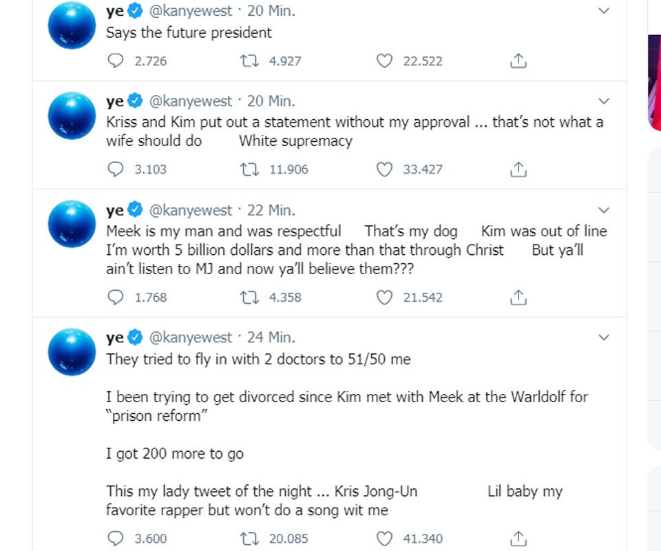 Kanye West: 'Will mich von Kim scheiden lassen'