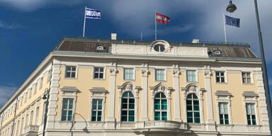 Israel-Flagge Bundeskanzleramt