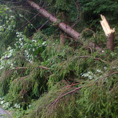 Schwere Gewitter über Österreich 