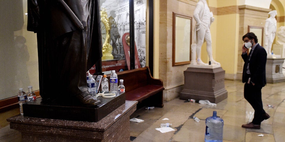 Sturm auf Kapitol: Fotos zeigen Spur der Verwüstung