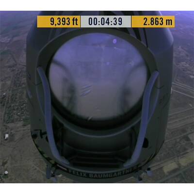 Die Bilder vom Stratos-Jump