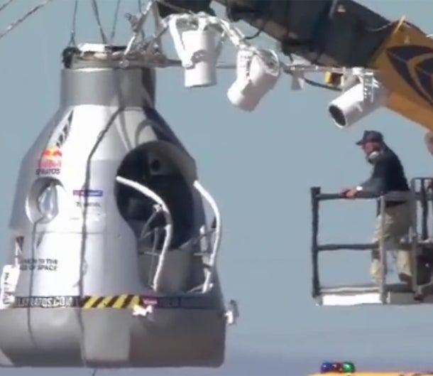 Baumgartners Stratos-Sprung abgeblasen