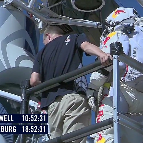 Baumgartners Stratos-Sprung abgeblasen